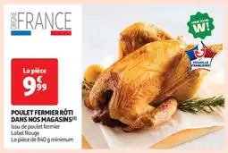 Auchan Poulet Fermier Rôti Dans Nos Magasins offre