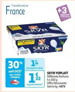 Auchan Skyr Yoplait offre