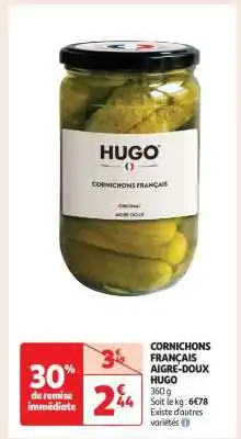 Cornichons Français Aigre-Doux Hugo