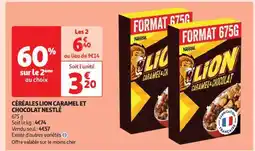 Auchan Céréales Lion Caramel Et Chocolat Nestlé offre