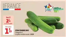 Auchan Concombre BIO offre