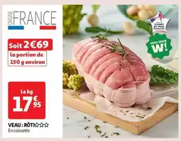 Auchan Veau : rôti offre
