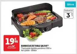 Auchan BARBECUE DE TABLE QILIVE offre
