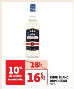 Auchan Rhum Blanc Damoiseau offre