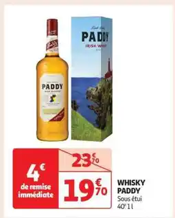 Auchan Whisky Paddy offre