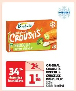 Auchan Original Croustis Brocolis Surgelés Bonduelle offre