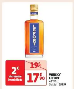 Auchan Whisky Lefort offre