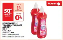 Auchan Liquide Vaisselle Vinaigre De Framboise Auchan offre