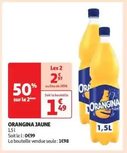 Auchan Orangina Jaune offre