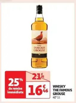 Auchan Whisky The Famous Grouse offre