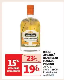 Auchan RHUM ARRANGÉ DAMOISEAU MANGUE PASSION offre