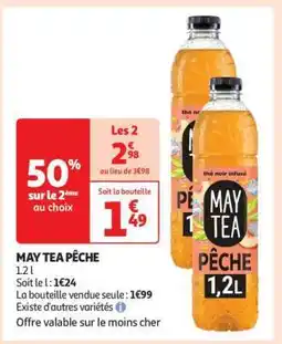 Auchan May Tea Pêche offre