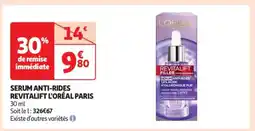 Auchan SÉRUM ANTI-RIDES REVITALIFT L'ORÉAL PARIS offre