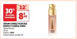 Auchan SÉRUM CORRECTEUR ÂGE PERFECT L'ORÉAL PARIS offre
