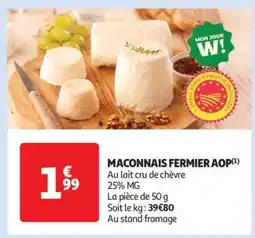 Auchan MACONNAIS FERMIER AOP offre