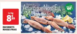Auchan Encornets Rouges Frais offre
