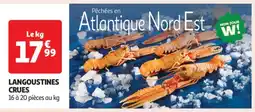 Auchan Langoustines Crues offre