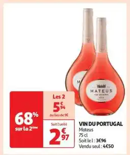 Auchan Vin Du Portugal offre