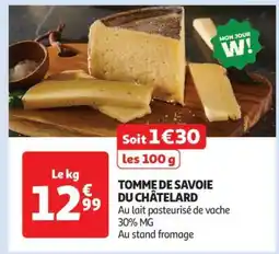 Auchan TOMME DE SAVOIE DU CHÂTELARD offre