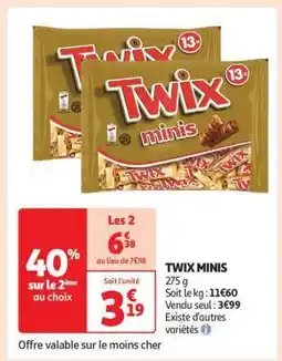 Auchan TWIX Minis offre