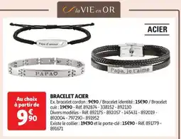 Auchan Bracelet Acier offre