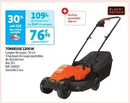Auchan TONDEUSE 1200 W offre