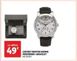 Auchan COFFRET MONTRE HOMME PERFORMER + BRACELET offre