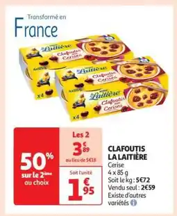 Auchan Clafoutis La Laitière offre