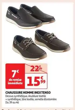 Auchan Chaussure Homme Inextenso offre