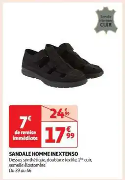 Auchan Sandale Homme Inextenso offre