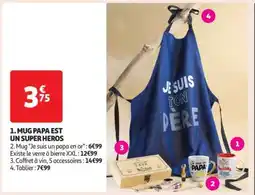 Auchan MUG PAPA EST UN SUPER HEROS offre