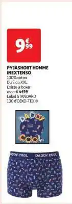 Auchan Pyjashort Homme Inextenso offre
