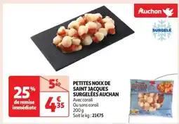 Auchan Petites Noix De Saint Jacques Surgelées Auchan offre