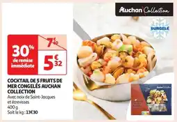 Auchan Cocktail De 5 Fruits De Mer Congelés Auchan Collection offre