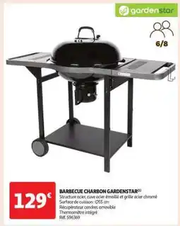 Auchan Barbecue Charbon Gardenstar offre