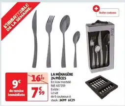 Auchan LA MÉNAGÈRE 24 PIÈCES offre