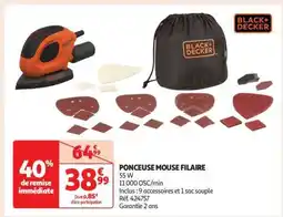 Auchan PONCEUSE MOUSE FILAIRE offre