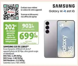 Auchan SAMSUNG S25 5G 128GO offre