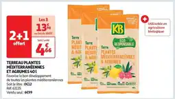 Auchan TERREAU PLANTES MÉDITERRANÉENNES ET AGRUMES 40L offre