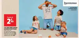 Auchan Tee-Shirt Bébé, Enfant Ou Adulte Inextenso offre