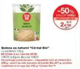 Monoprix Quinoa au naturel céréal bio offre