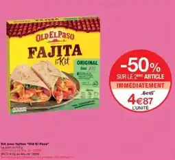 Monoprix Kit pour fajitas old el paso offre