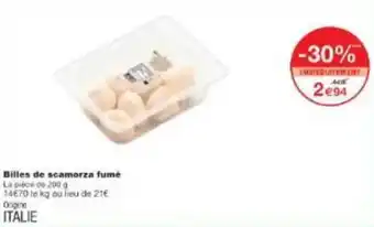 Monoprix Billes de scamorza fumé offre