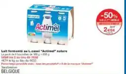 Monoprix Lait fermenté au lcasei actimel nature offre