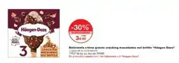 Monoprix Bâtonnets crème glacée cracking macadamia nut brittle häagen dazs offre