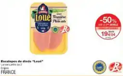 Monoprix Escalopes de dinde loué offre