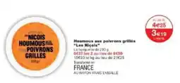 Monoprix Houmous aux poivrons grillés les nicois offre