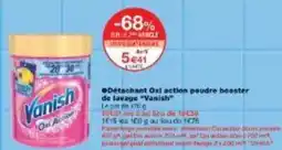 Monoprix Détachant oxi action poudre booster de lavage vanish offre
