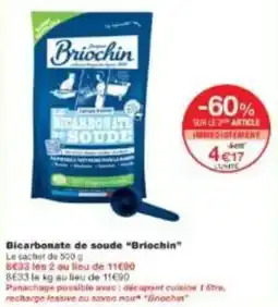 Monoprix Bicarbonate de soude briochin offre