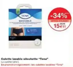 Monoprix Culotte lavable silouhette tena offre
